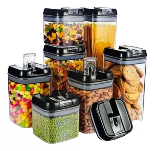 Set Recipientes Herméticos Cocina x7